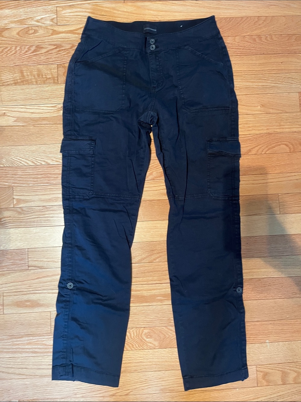 Ladies Black Cargo Pants - Comfortable Utility Style